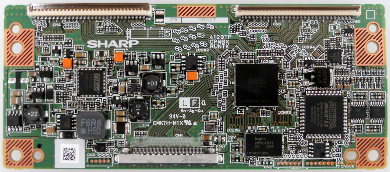 Sharp CPWBX4129TPZB (4129TP, CPWBX, RUNTK) T-Con Board