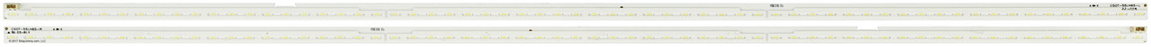 LG CSOT-55LH65-L -R 55LH65 L R TYPE 1707PKG SJC 126EA LED Backlight Strips/Bars (2)