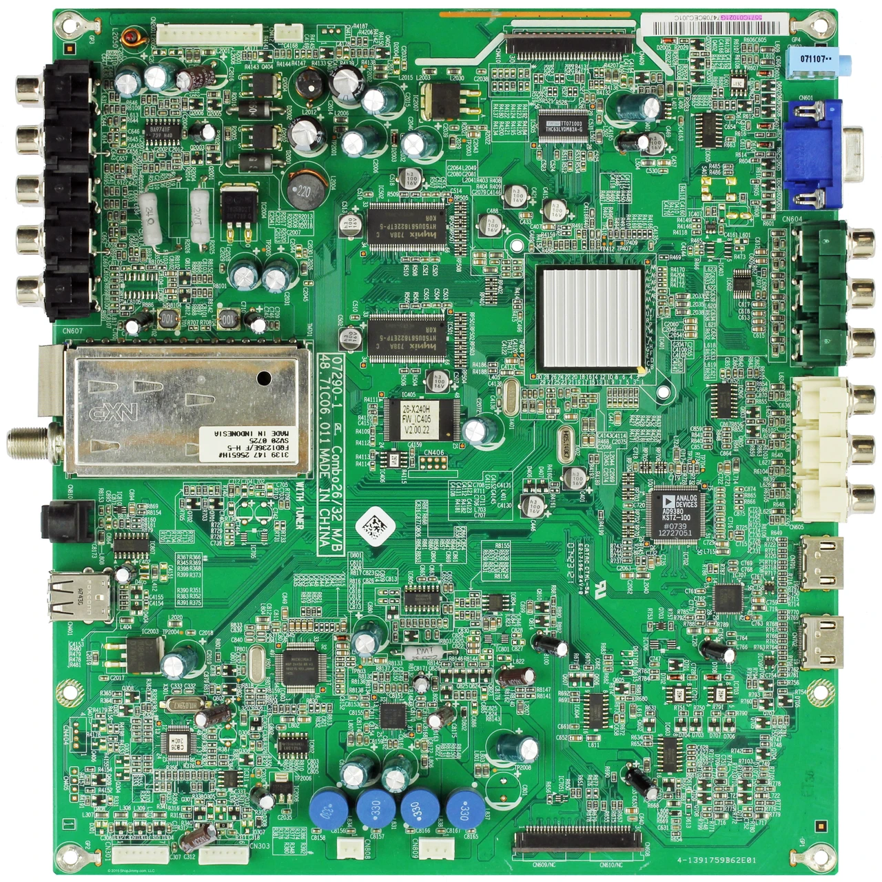 Westinghouse 55.71C01.021G (07290-1) Main Board for SK-26H590D