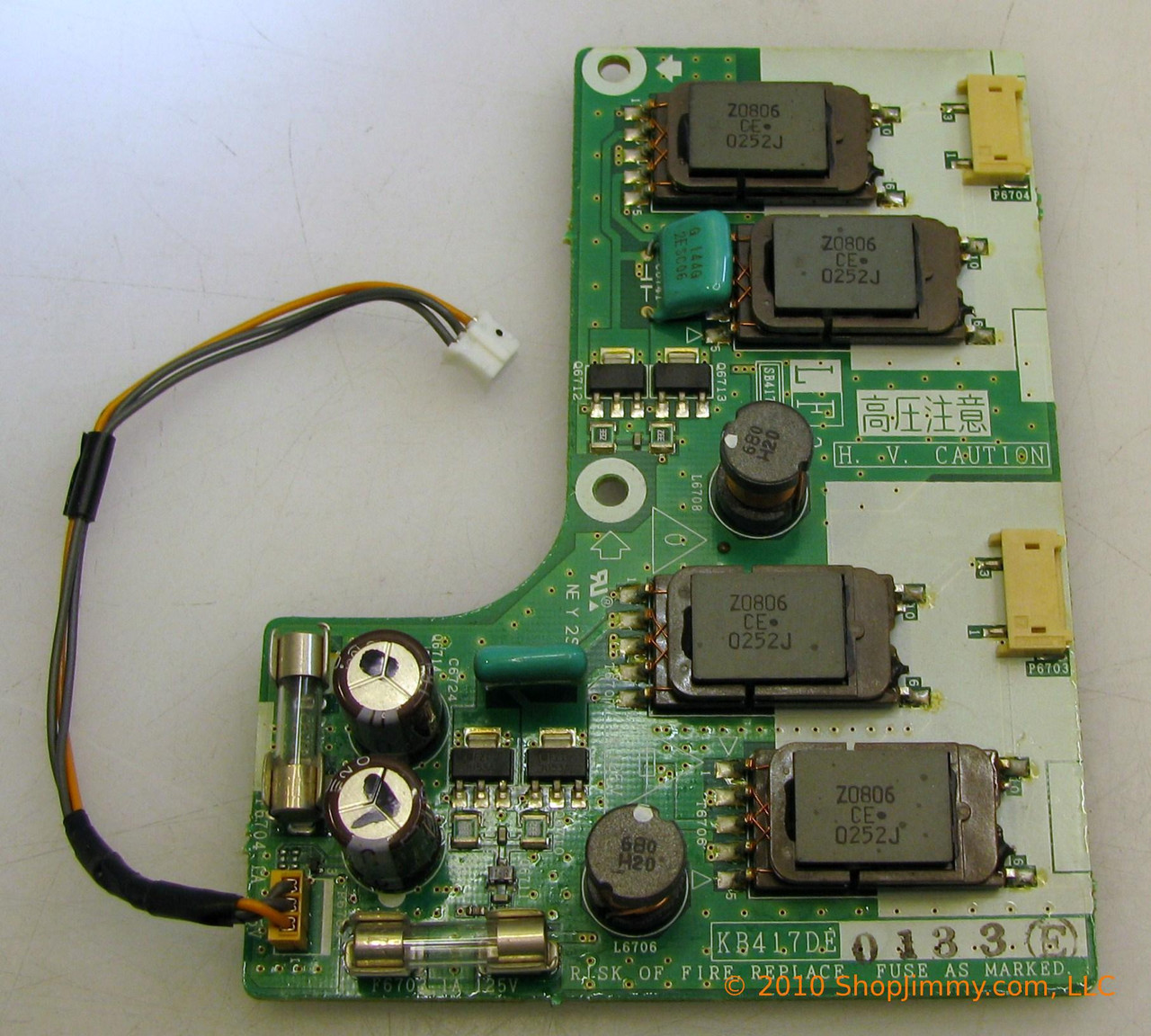 Sharp DUNTKB417DE01 (KB417DE, SC417WJ) Backlight Inverter