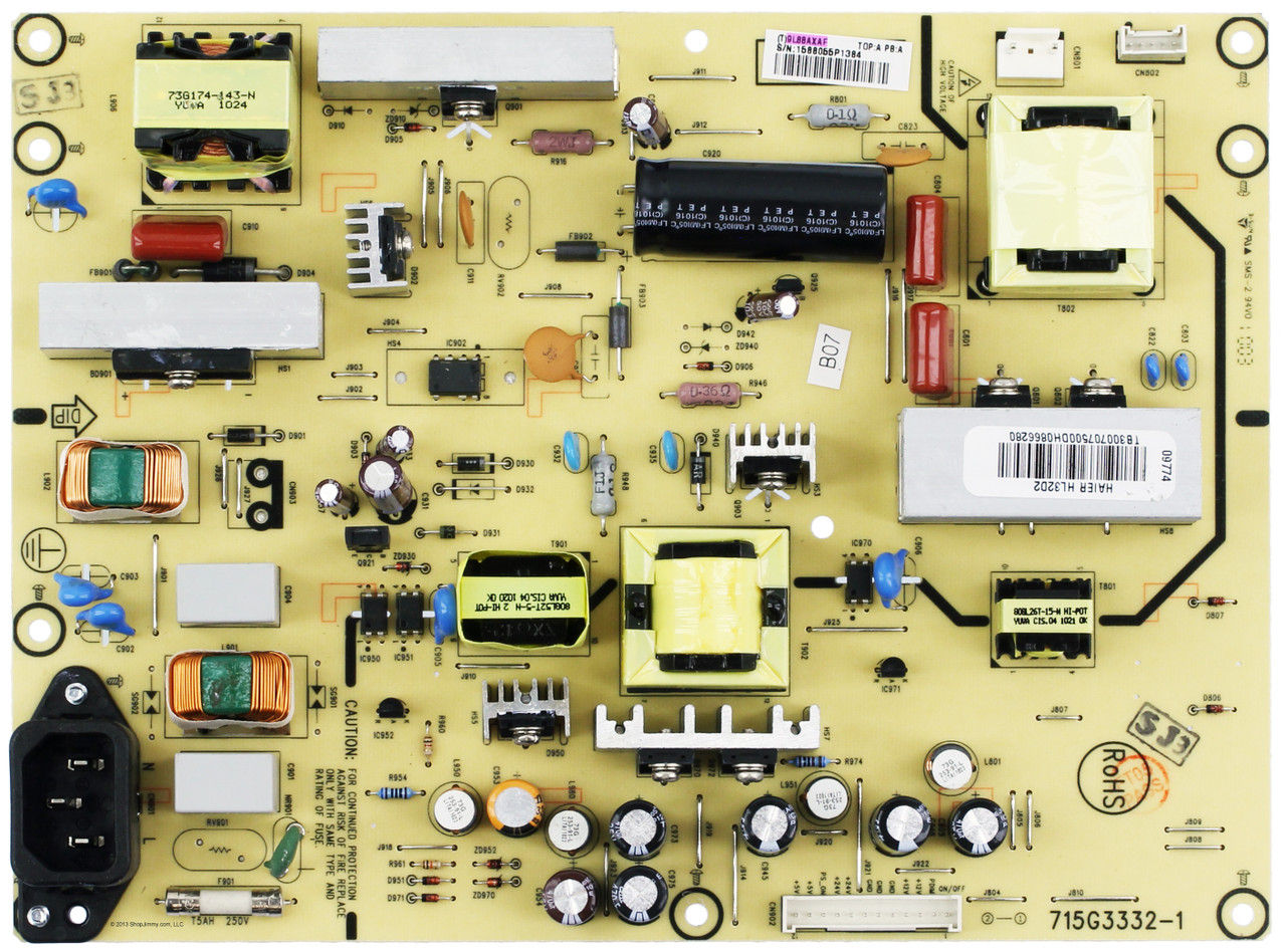 Haier PWTV9L88AXAF (715G3332-1) Power Supply for HL32D2