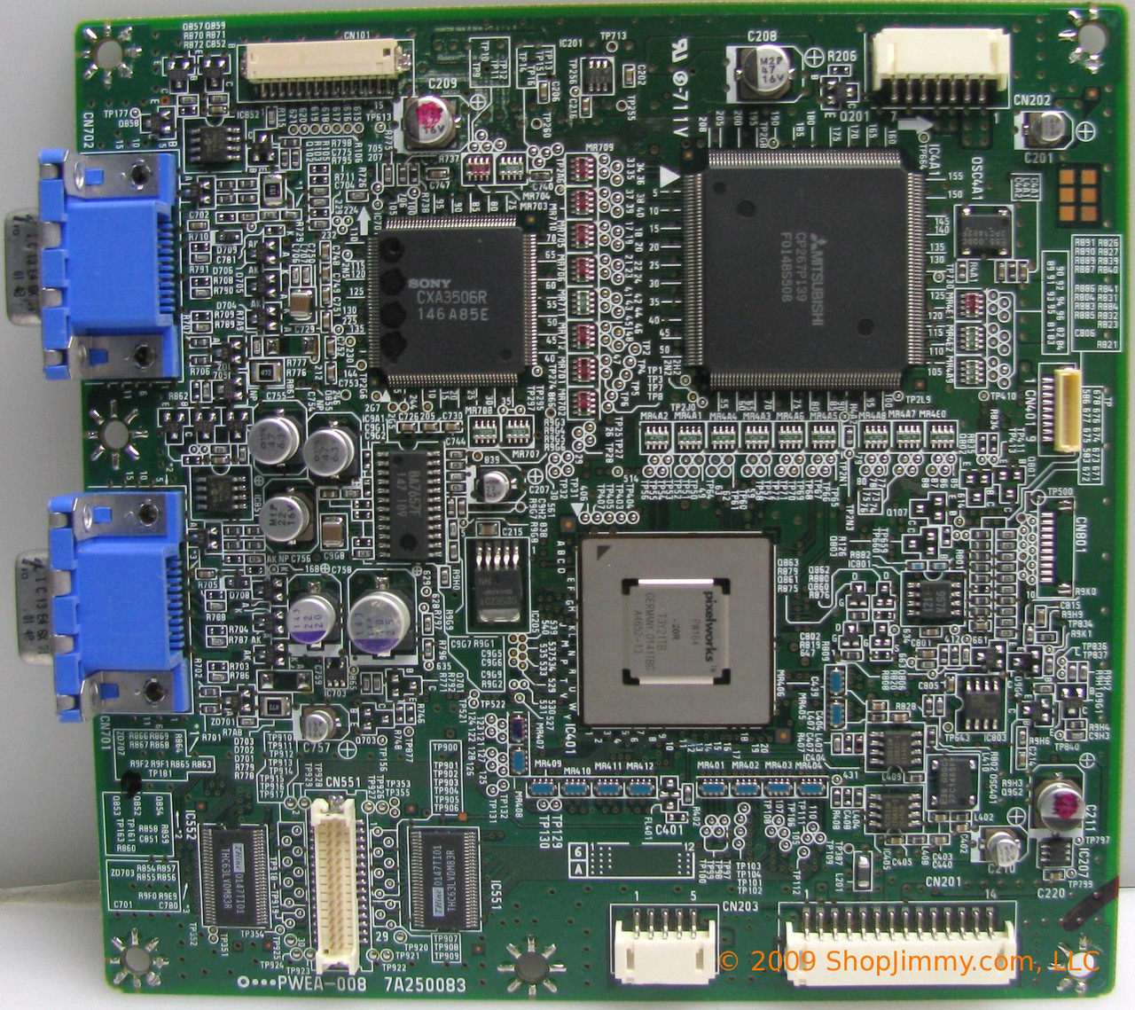 NEC 7A250083 (7A250083, PWEA-008) Main Board for LCD1830