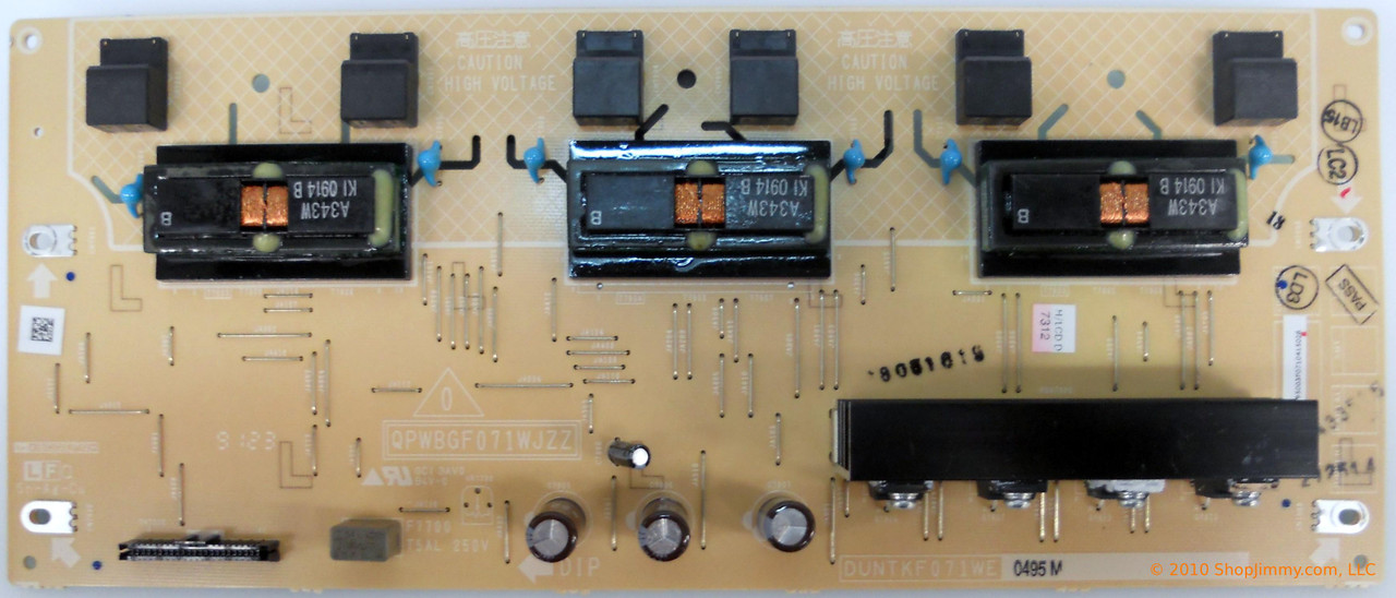 Sharp DUNTKU2A47EQ Backlight Inverter