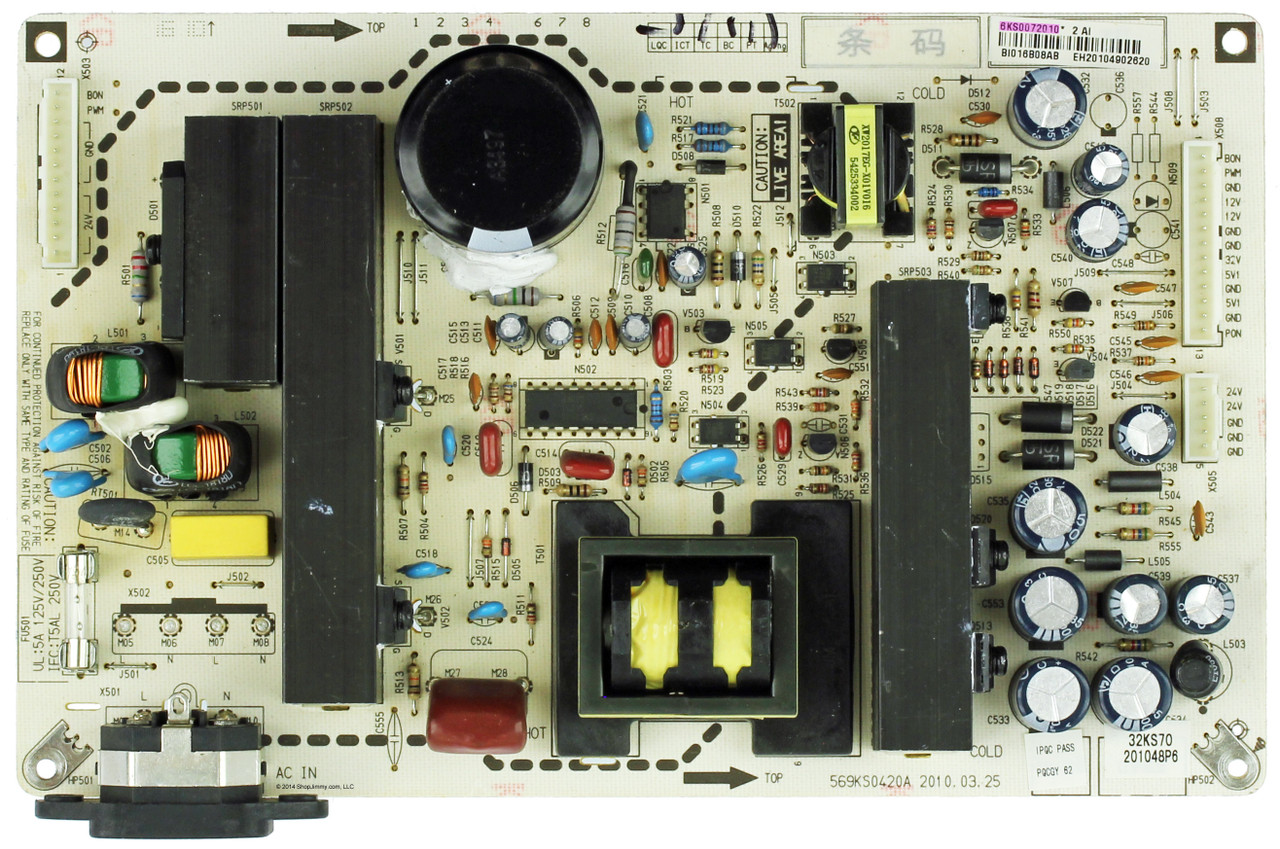 Dynex 6KS0072010 (569KS0420A) Power Supply for DX-32L150A11