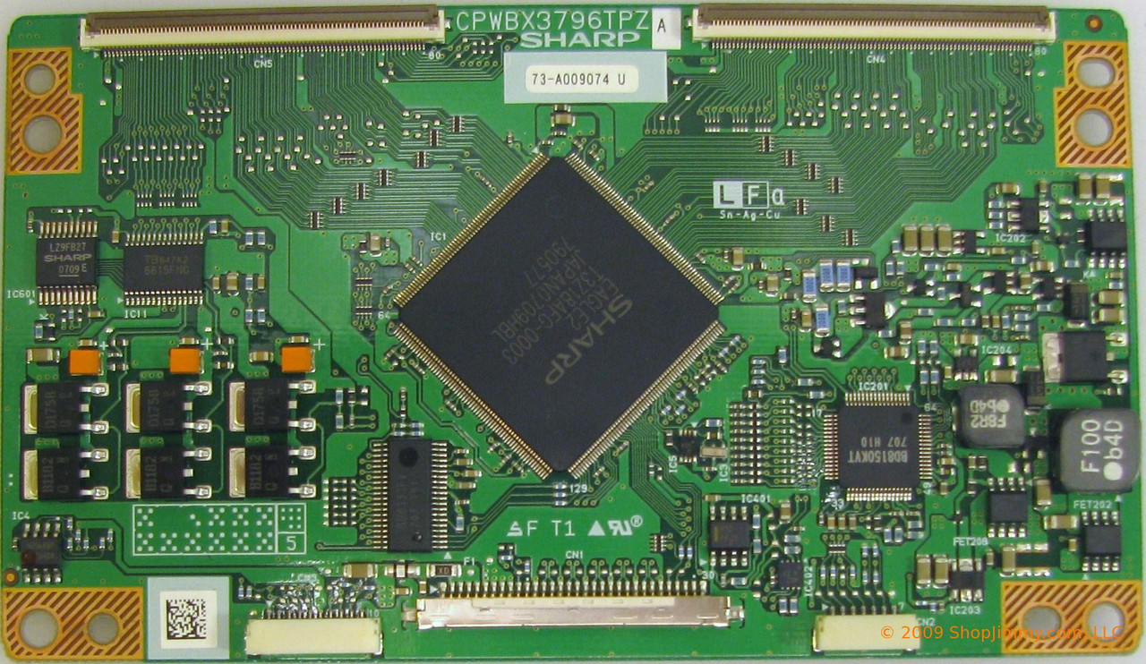 Sharp CPWBX3796TPZA T-Con Board for LC-46D43U
