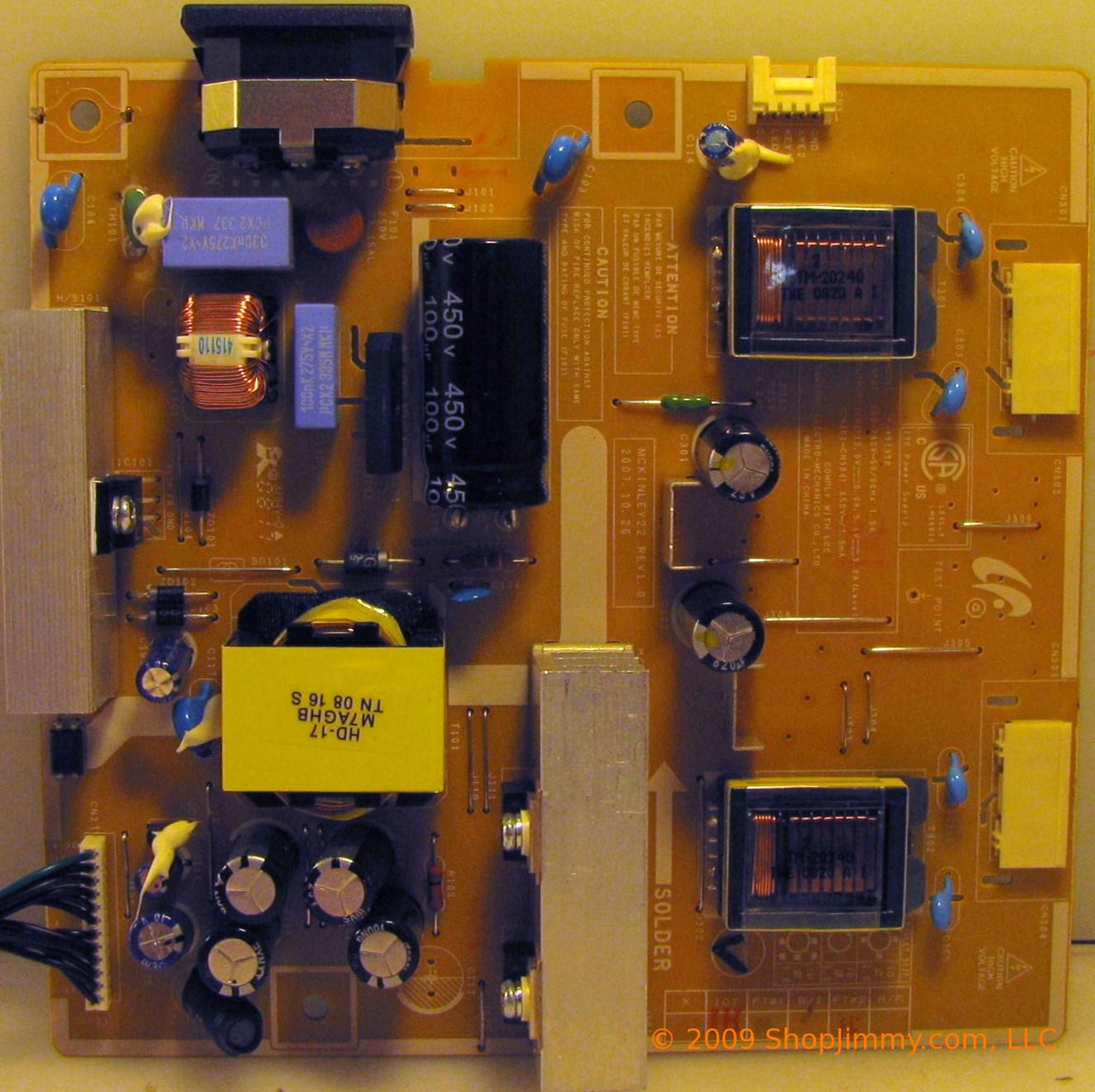 Samsung BN44-00182K (MCKINLEY22) Power Supply / Backlight Inverter