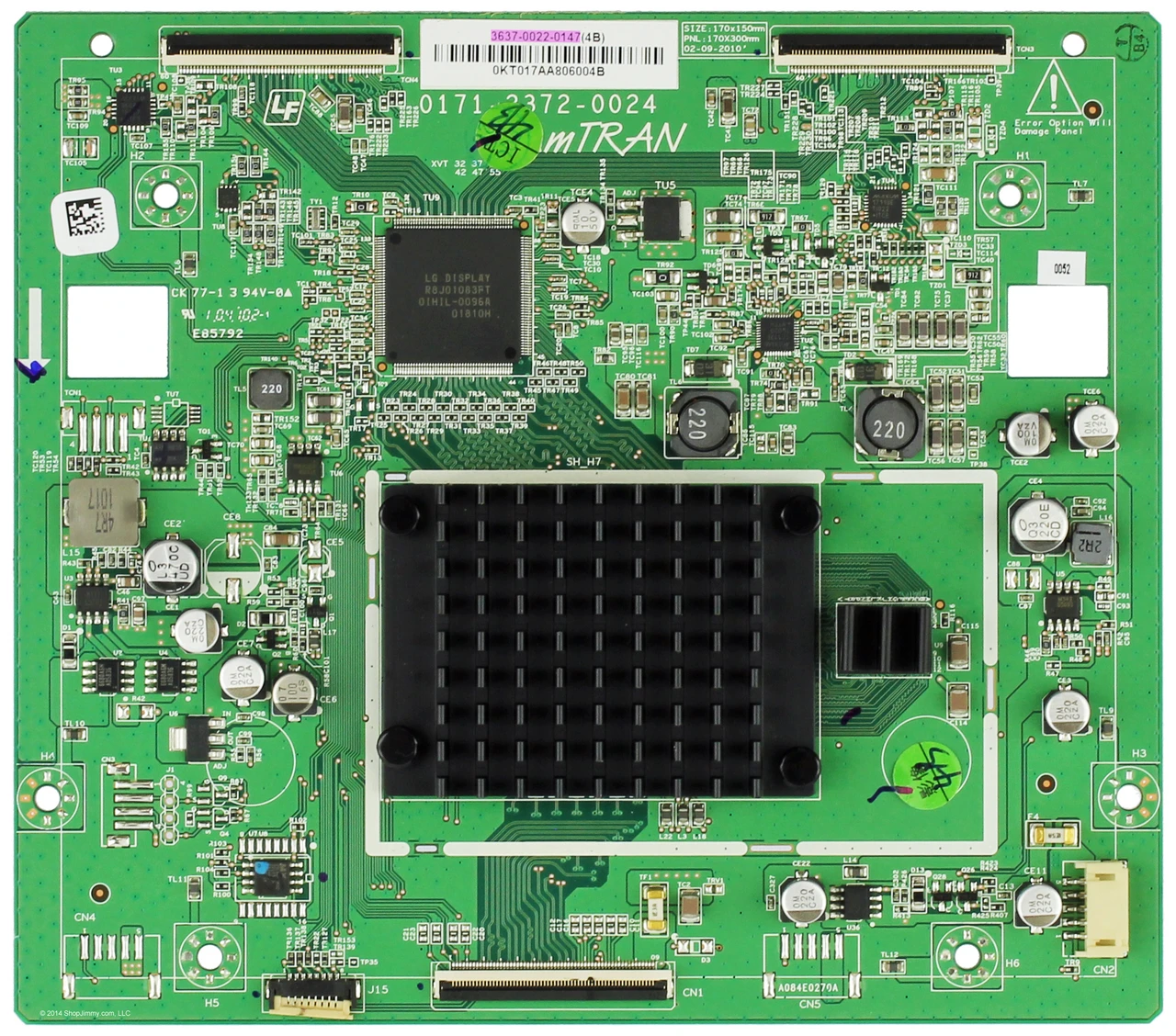 Vizio 3637-0022-0147 (0171-2372-0024) PC Board