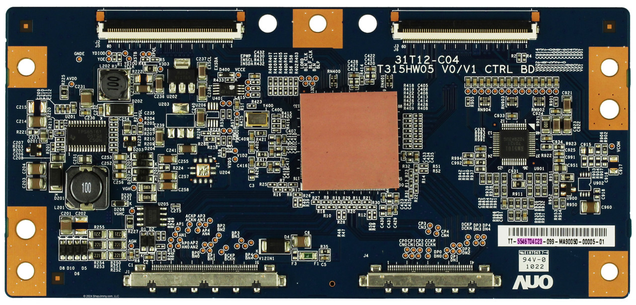 AUO 55.46T04.C23 (31T12-C04, T315HW05) T-Con Board