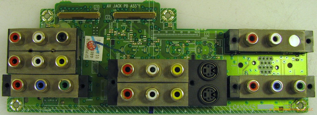 JVC SFP0J502A-M2 (LCA10445) AV Jack Board