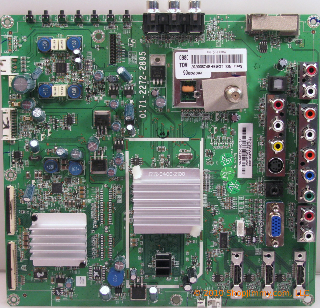 Vizio 3647-0232-0150 (0171-2272-2895) Main Board for VL470M