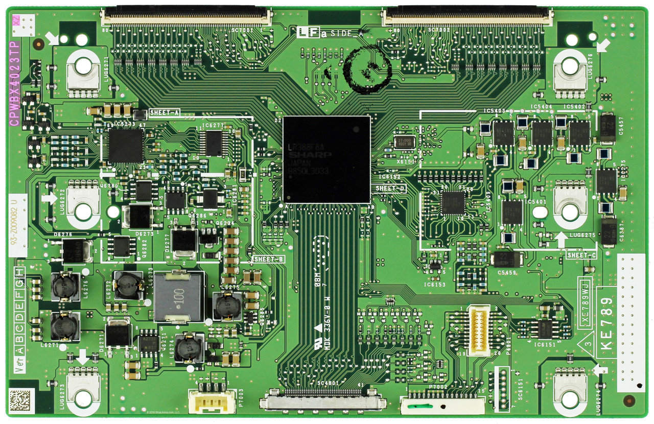 Sharp CPWBX4023TPXZ (KE789, XE789WJ) T-Con Board