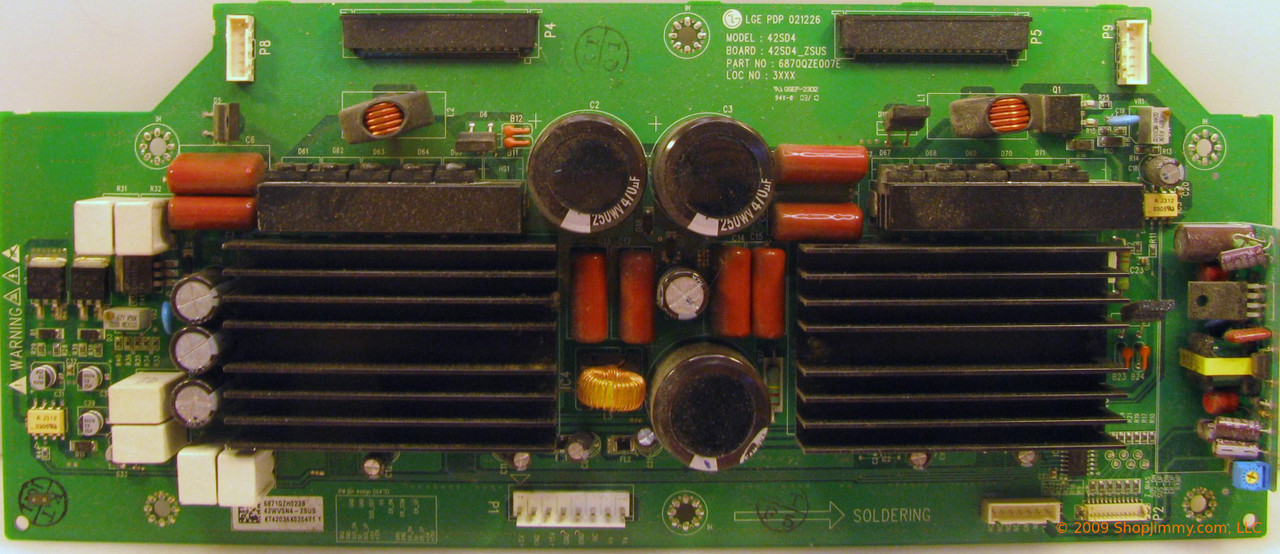 LG 6871QZH023B (6870QZE007E) ZSUS Board