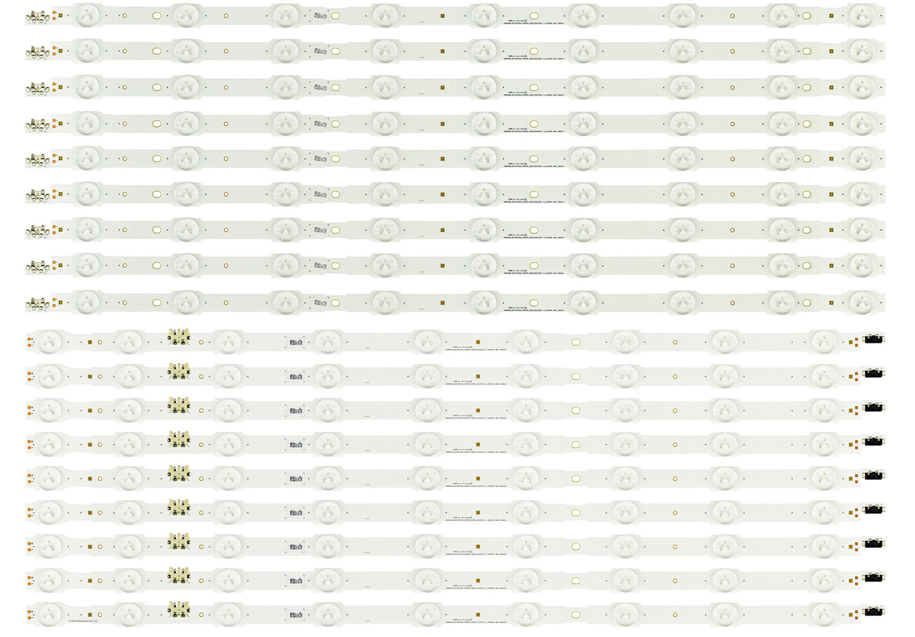 Samsung BN96-33495A/BN96-33496A LED Backlight Strips (18) NEW