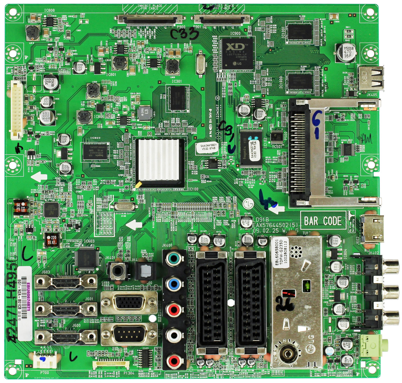LG EBU60674871 Main Board for 42LH5000-ZB