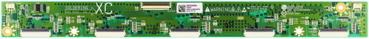 LG EBR73753601 XRCRBT Board for 50PA5500-UA 50PA5500-UG 50PA6500-UA 50PA6500-UG