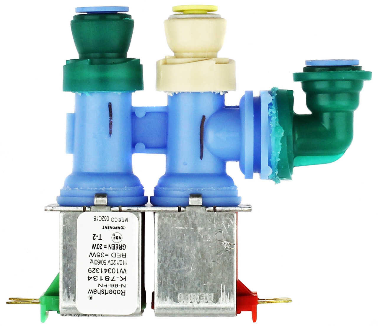 Whirlpool Refrigerator WPW10341329 Water Valve