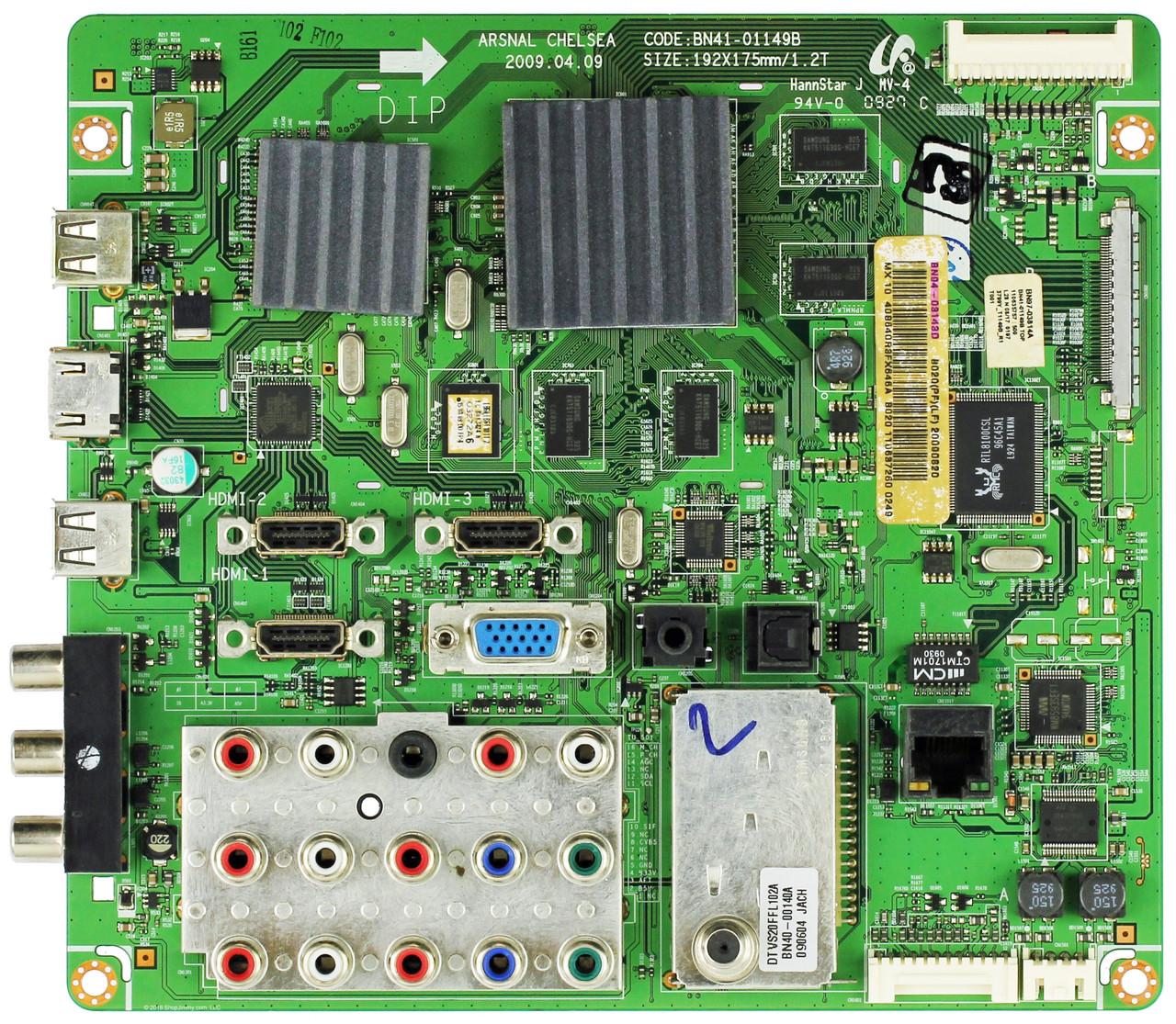 Samsung BN94-03143D (BN97-03814A, BN41-01149B) Main Board