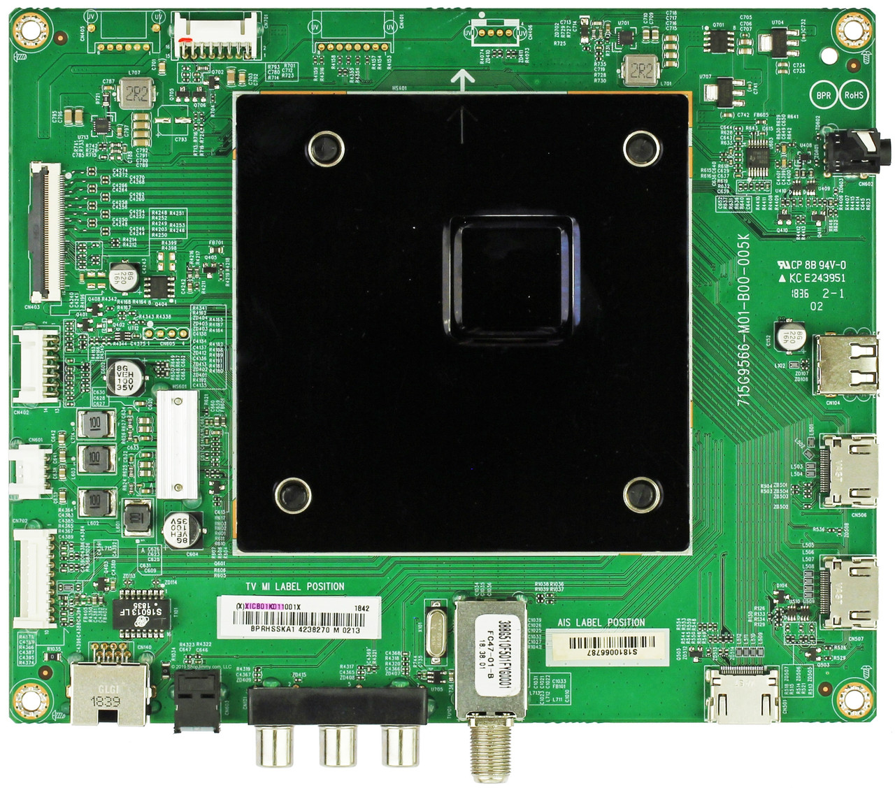 Insignia 756TXICB01K011 Main Board for NS-43DF710NA19 (SEE NOTE)