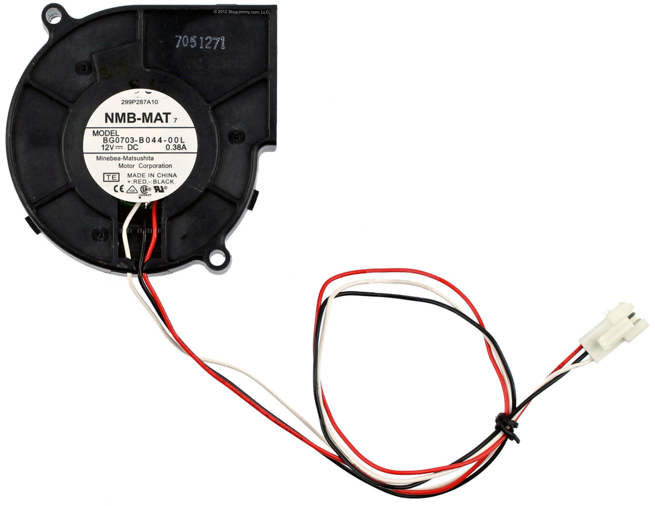 Mitsubishi 299P287010 Lamp Ballast Fan