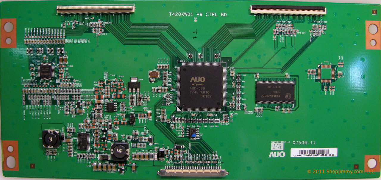 LG 55.40T01.052 (T420XW01 V9) T-Con Board for 42LC7D