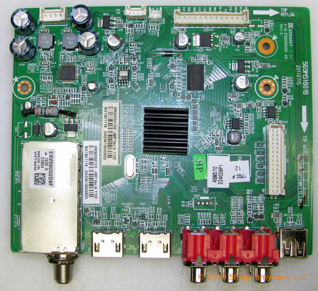 Dynex 6MS00501C0 (6MS00501C1) Main Board for DX-46L262A12