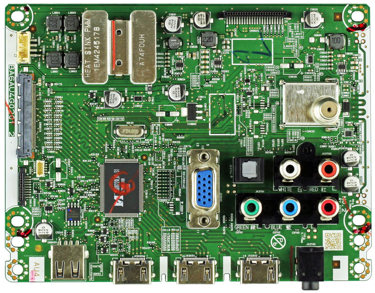 Sanyo AZAU4MMA-001 Main Board for FW50D36F B (ME3 Serial)