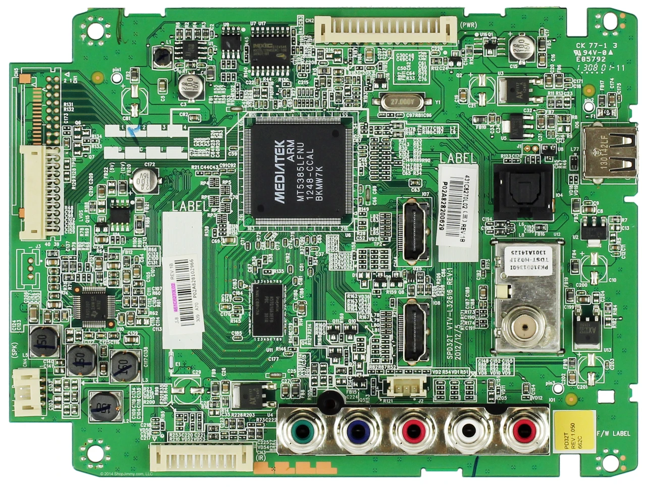 Sharp TZZ00000767A (461C6270L02) Main Board for TC-L32B6