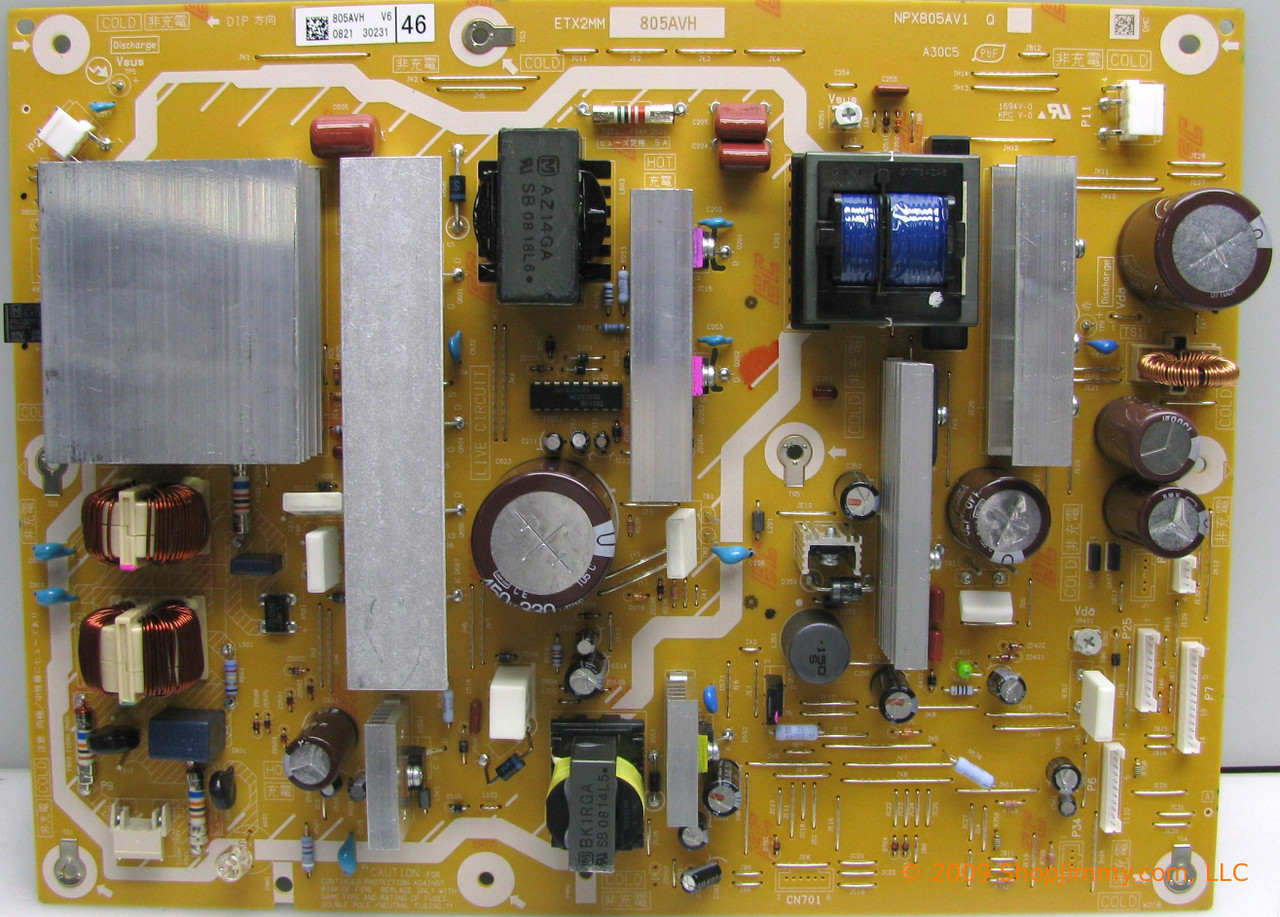 Panasonic ETX2MM805AVH (ETX2MM805AVH) P Board for TC-46PGT24