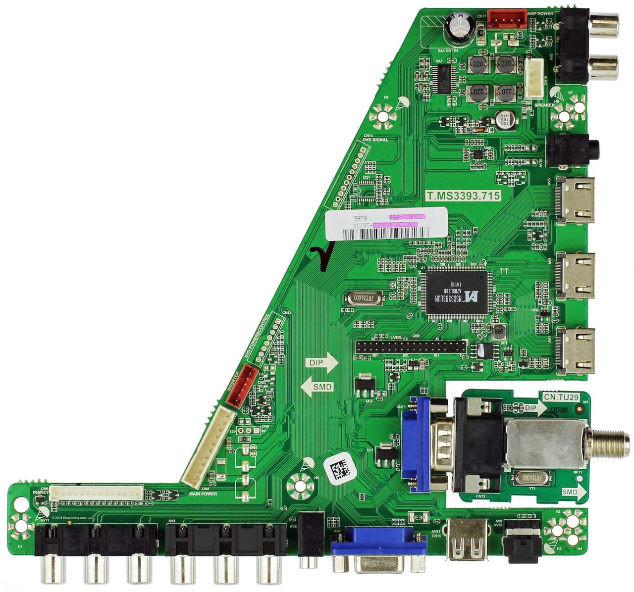 Sceptre X505BV-FMQ Main Board for TVs with LED panel number V500HJ1-PE8 