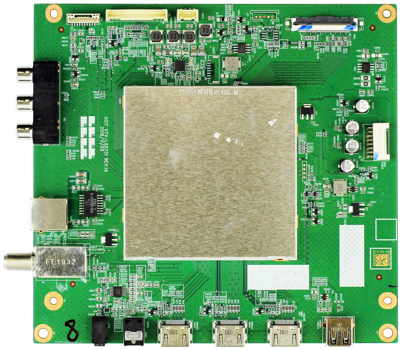 Toshiba 691V0G00330 Main Board for 43LF711U20 Rev B