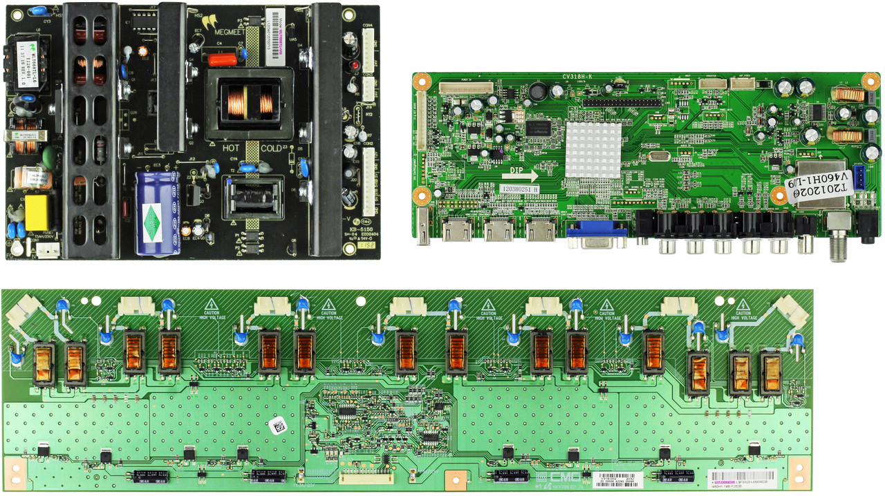 Proscan PLCD4692A Complete LED TV Repair Parts Kit