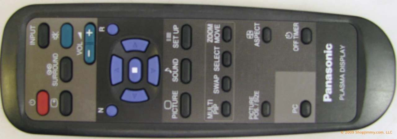 Panasonic EUR646529 Remote Control