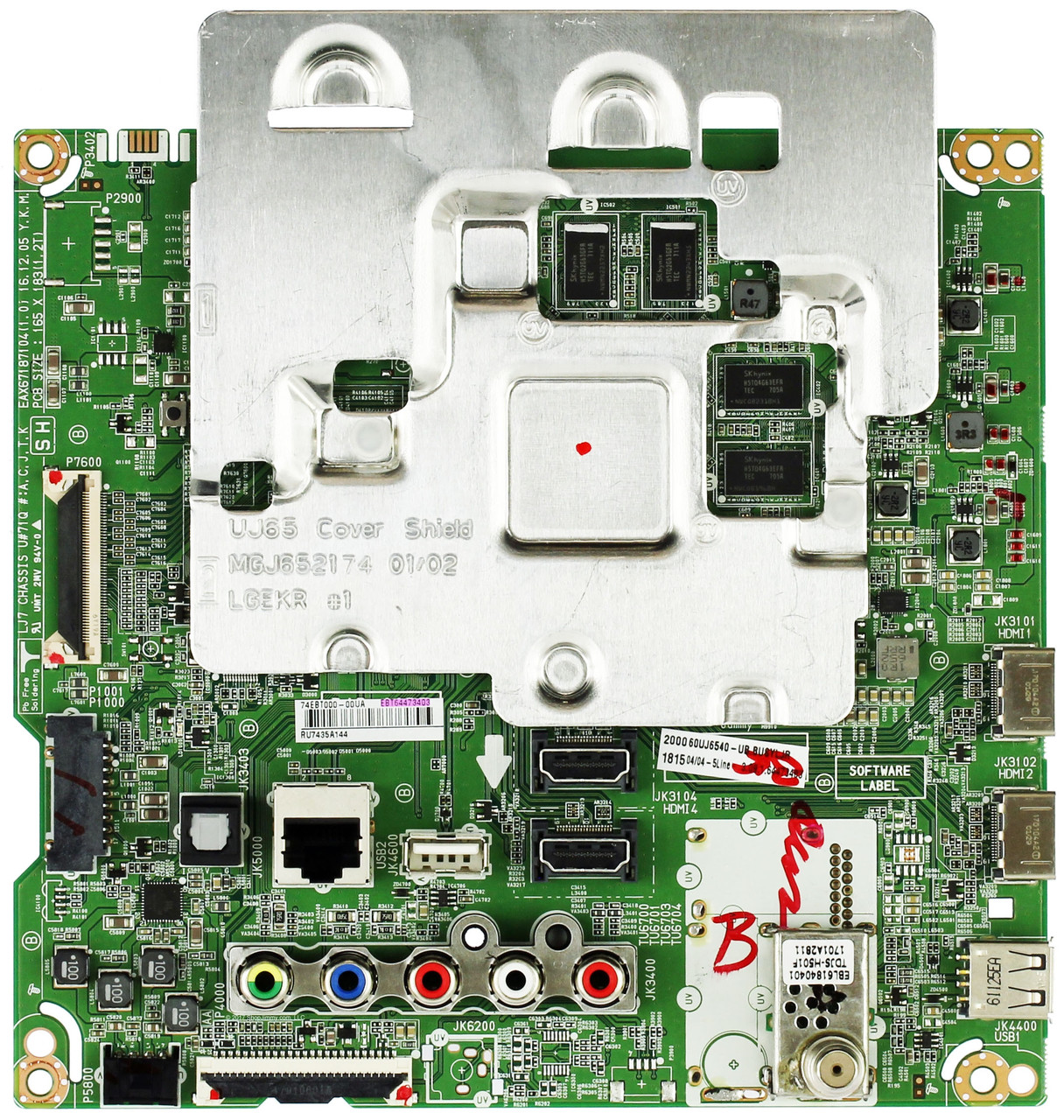 LG EBT64473403 Main Board for 60UJ6540-UB.BUSYLJR