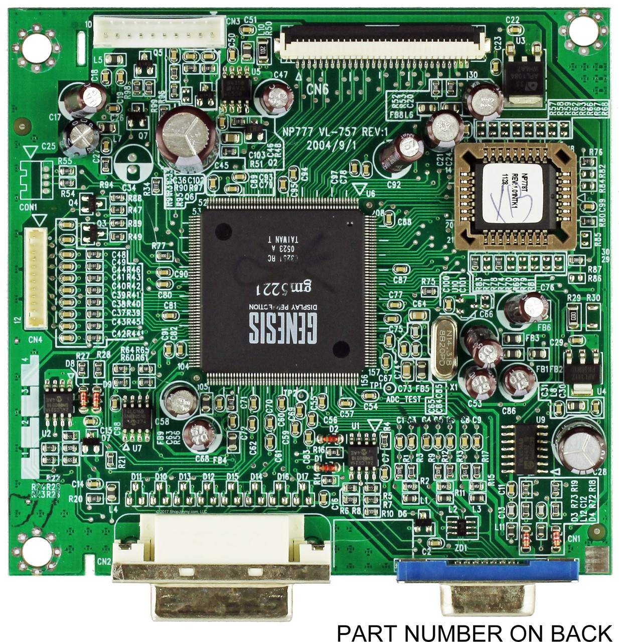 NEC 431ABL67016 (461ABL67018) Main Board for LCD1770GX