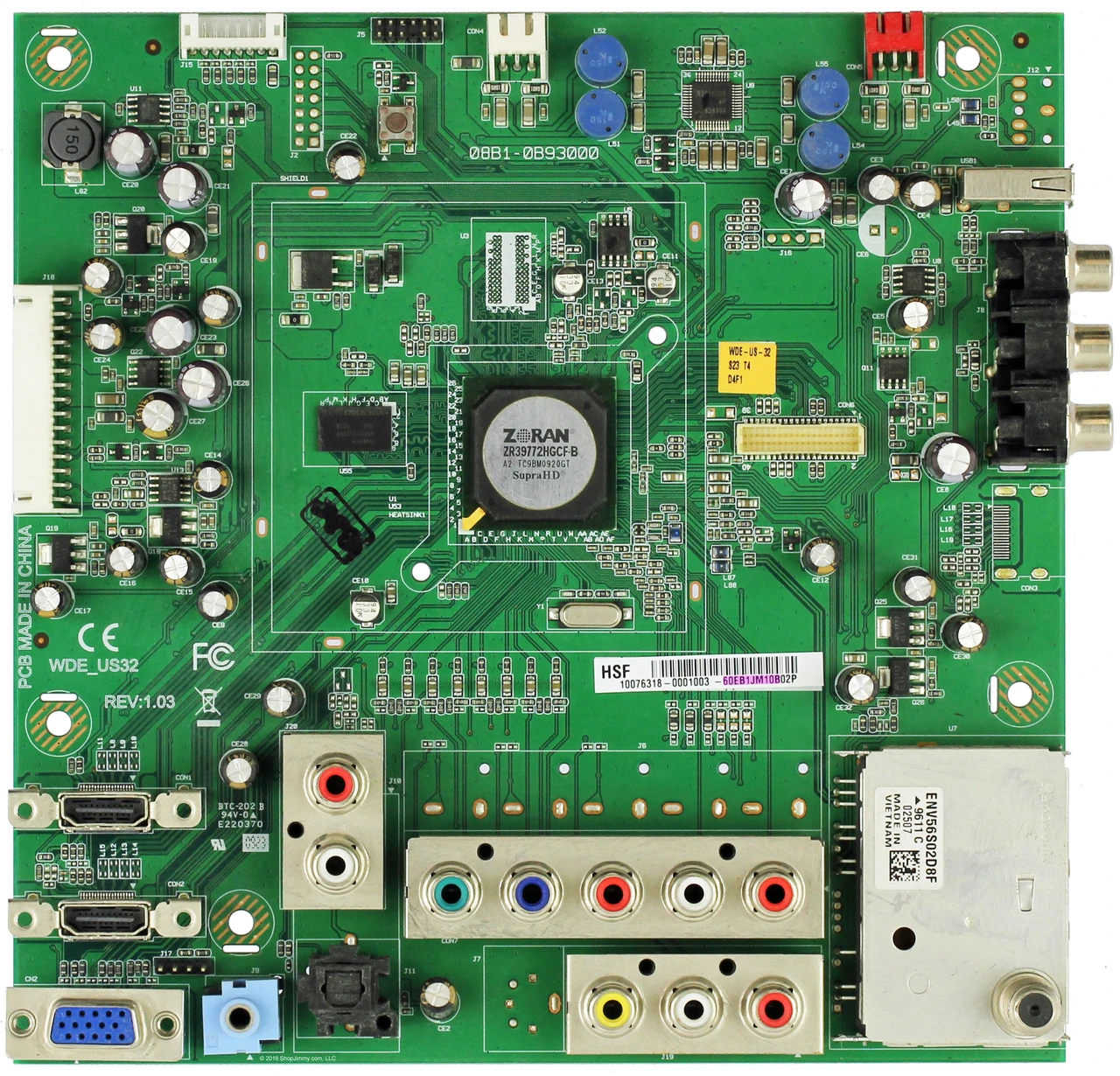 Westinghouse 60.EB1JM.10B Main Board for SK-32H640G TW-60501-C032G