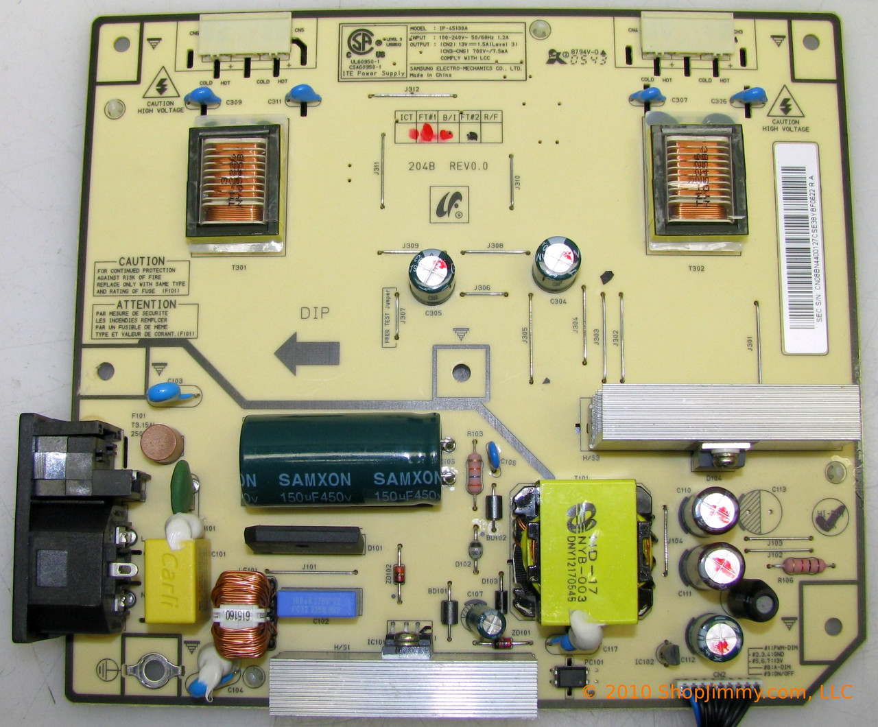 Samsung BN44-00127C Power Supply / Backlight Inverter