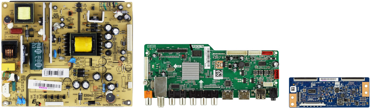 RCA LED42C45RQ TV Repair Parts Kit -Version 10 (See Note)