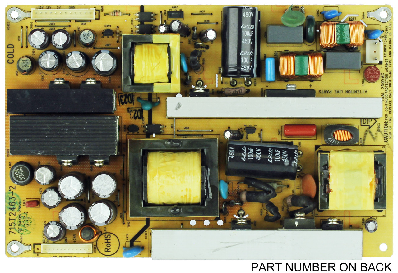 Dynex ADPC24200E2P (715T2463-2, 715T2463-3) Power Supply Unit