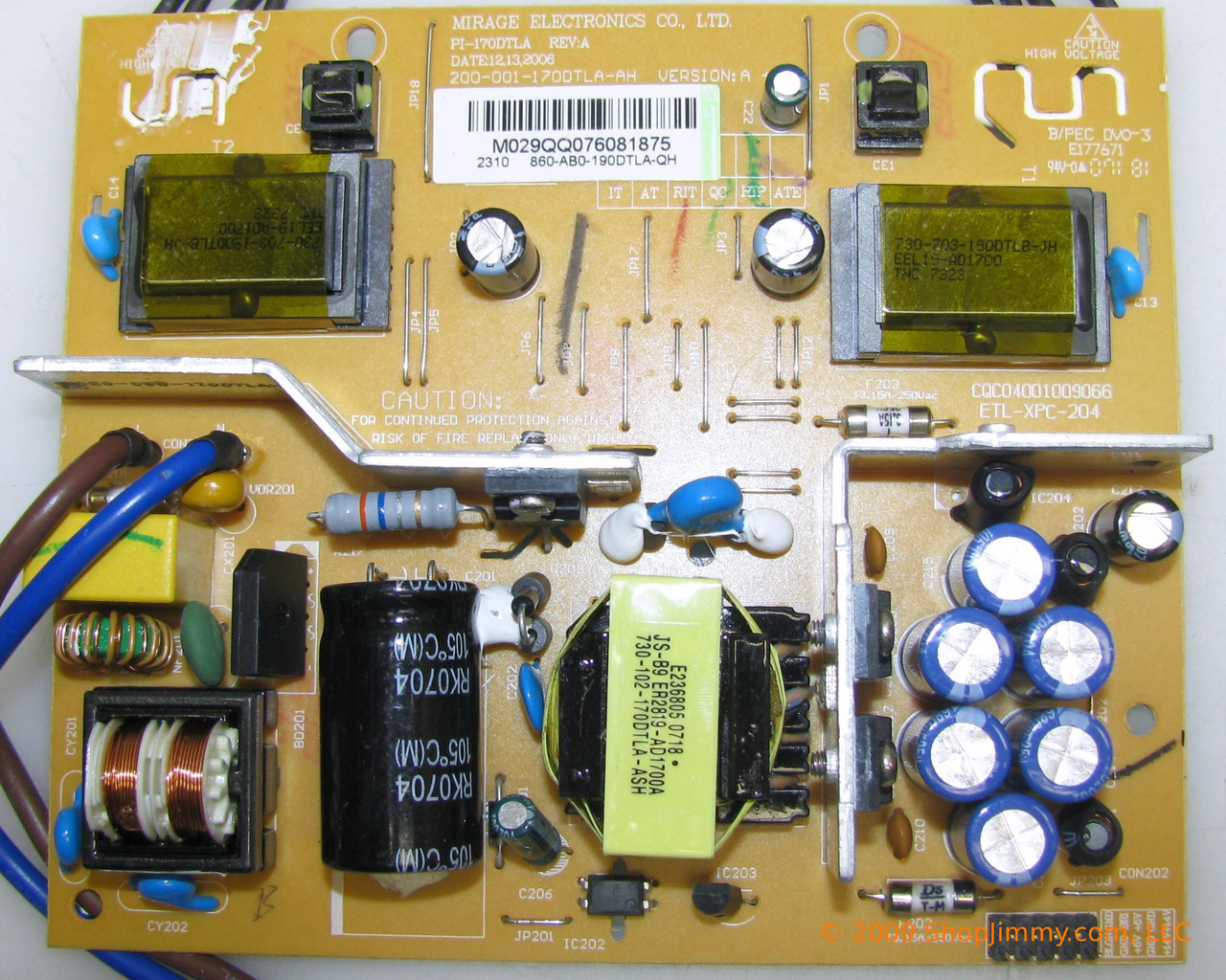 860-AB0-190DTLA-QH (200-001-170DTLA-AH) Power Supply Unit