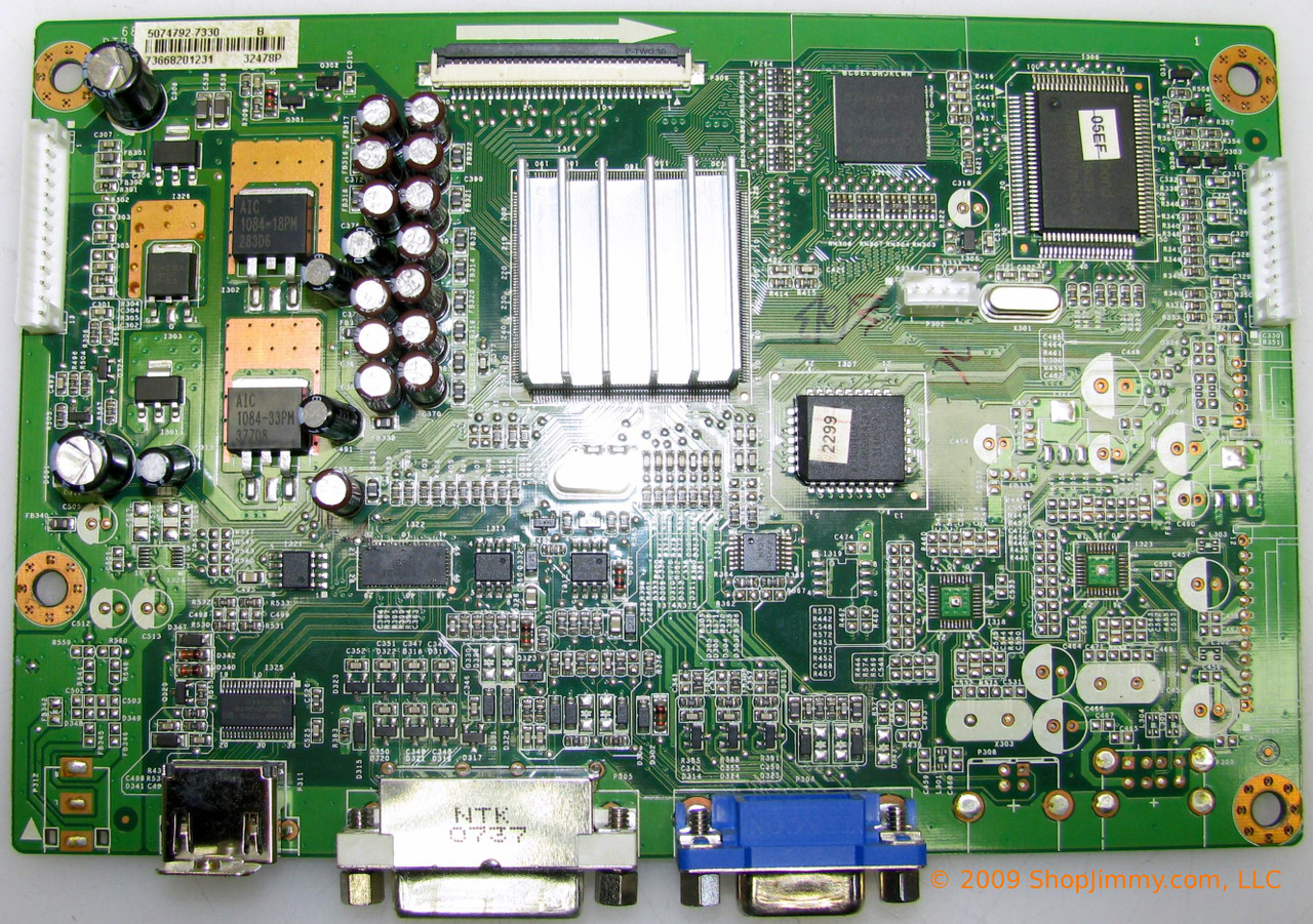 Acer 5074792-7330 (6832194600P01) Main Board for P241W A