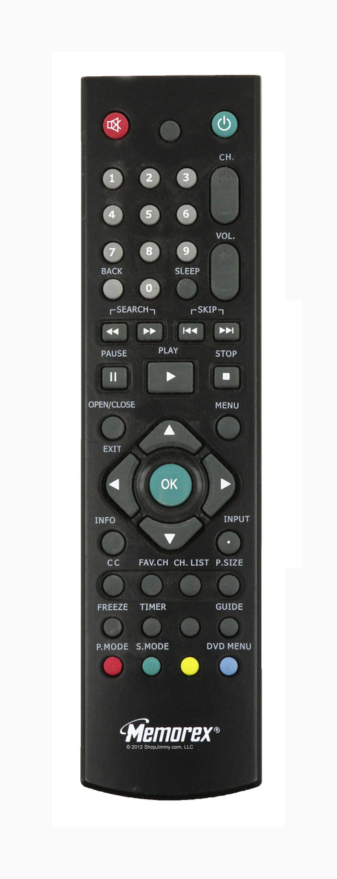 Memorex 46-1119002-3 Remote Control