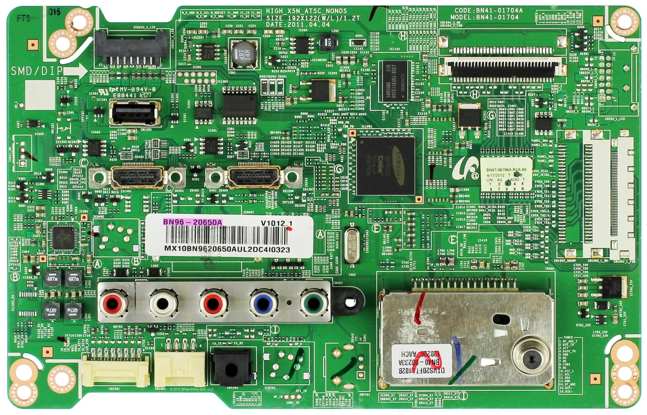 Samsung BN96-20650A Main Board for UN22D5003BFXZA