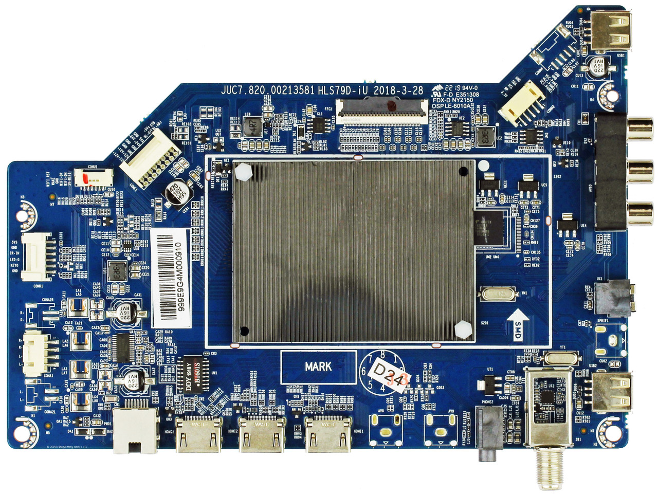 Element Main Board for E4SFT5017 (H9190 Serial)
