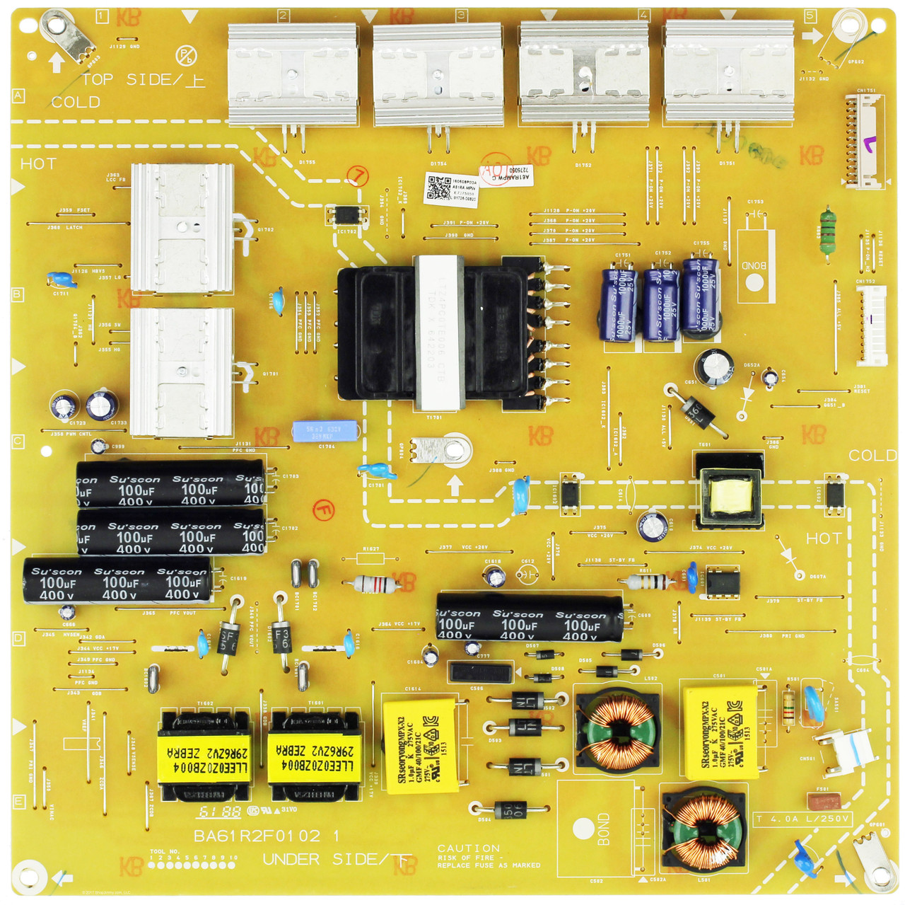 Philips A61RAMPW-001 Power Supply Board