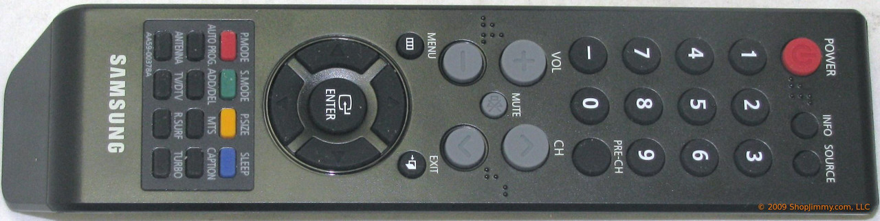 Samsung AA59-00378A Remote Control