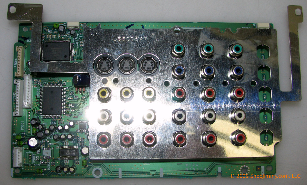 Panasonic LSXY0523 (LSJB3093-2) Rear Jack CBA.