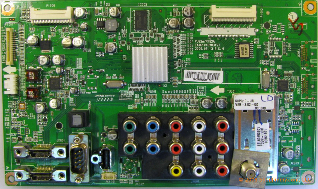 LG 50PQ10-UB.AUSRLJR (EAX61049703) Main Board