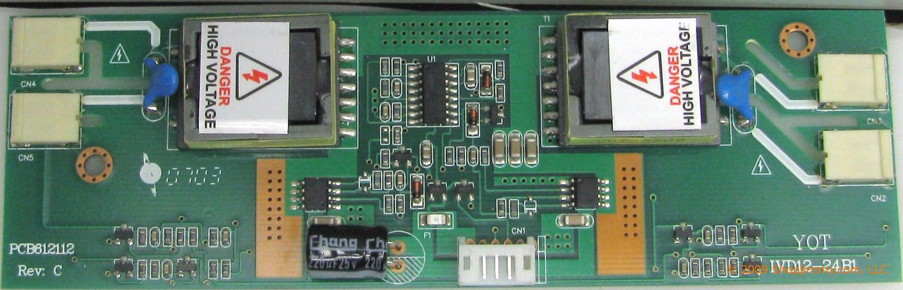 Lynx IVD12-24B1 (IVD12-24B1, PCB612112) Backlight Inverter