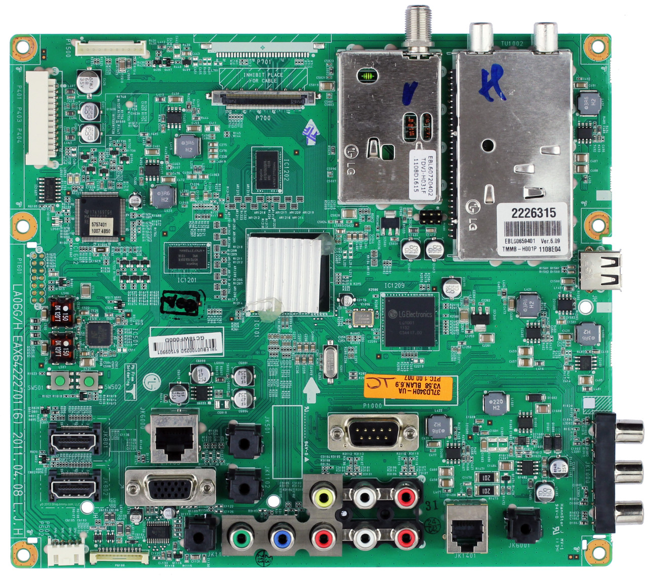 LG EBR73852601 (61509901) Main Board for 37LD340H-UA