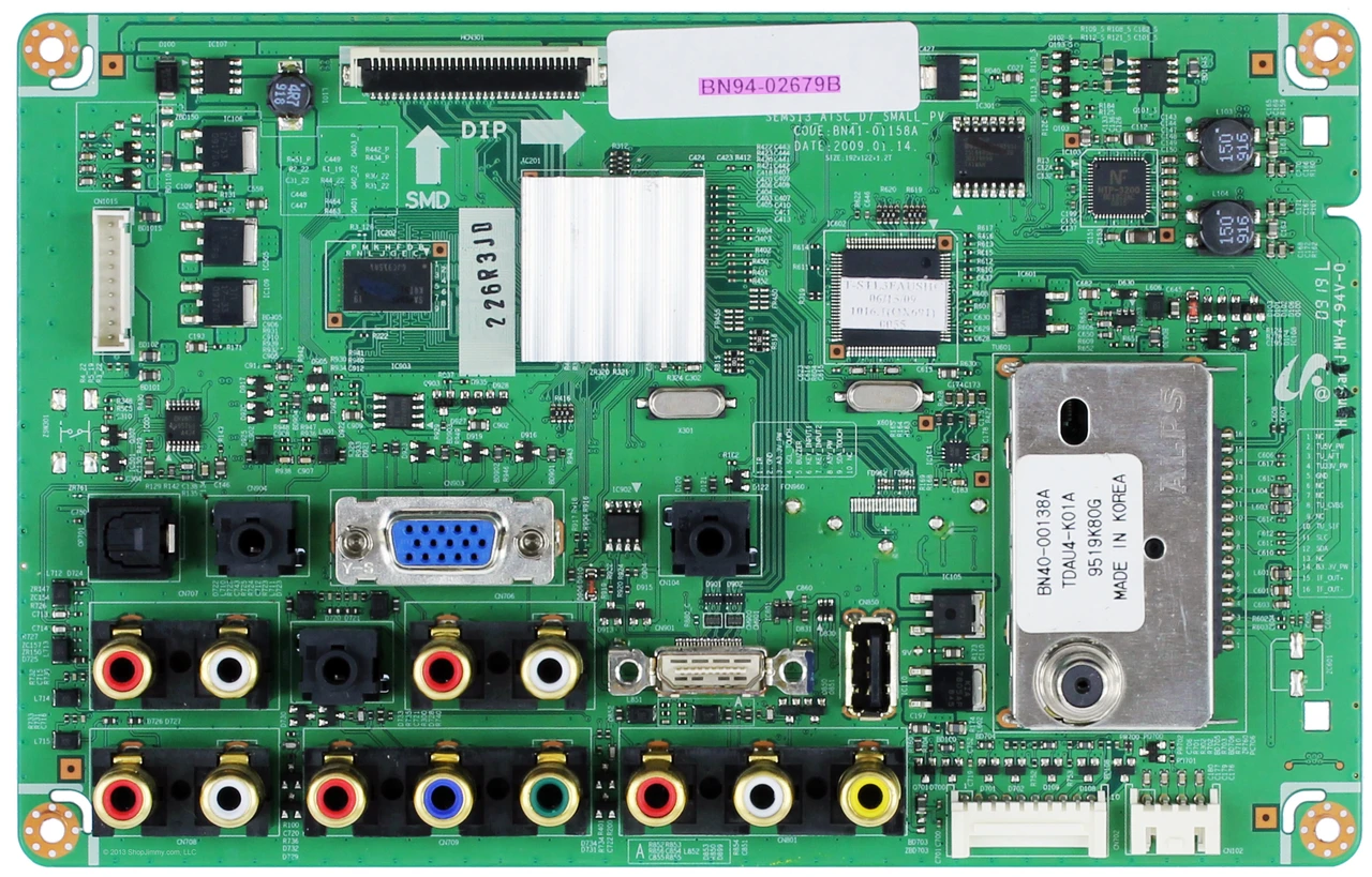 Samsung BN94-02679B Main Board for LN22B360C5DXZA